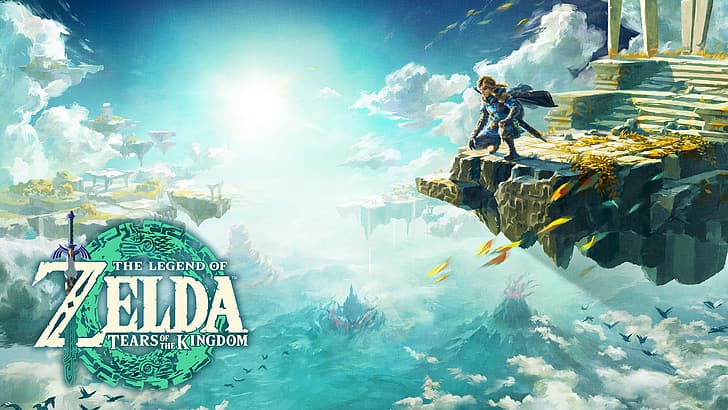 Link, The Legend of Zelda: Breath of the Wild, The Legend of Zelda, Nintendo, Nintendo Switch, grafika z gier wideo, postacie z gier wideo, człowiek gier wideo, The Legend of Zelda: Tears of the Kingdom, Tapety HD