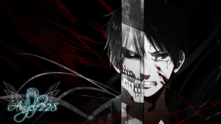 Anime, Attack On Titan, Eren Yeager, HD tapet