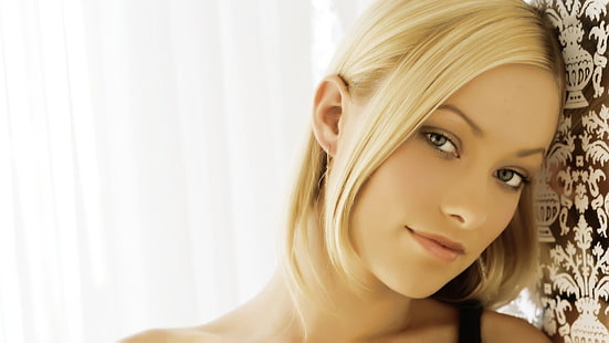 Оливия Уайлд, портрет, лицо, блондинка, актриса, знаменитости, женщины, HD обои HD wallpaper