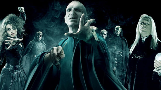 Harry Potter Lord Voldemort Bellatrix Lestrange Todesser Lucius Malfoy, HD-Hintergrundbild HD wallpaper