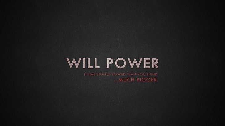 Will Power text, quote, typography, text, digital art, motivational, simple background, HD wallpaper