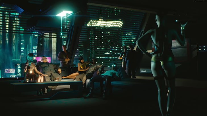 E3 2018, 4K, ekran görüntüsü, Cyberpunk 2077, HD masaüstü duvar kağıdı