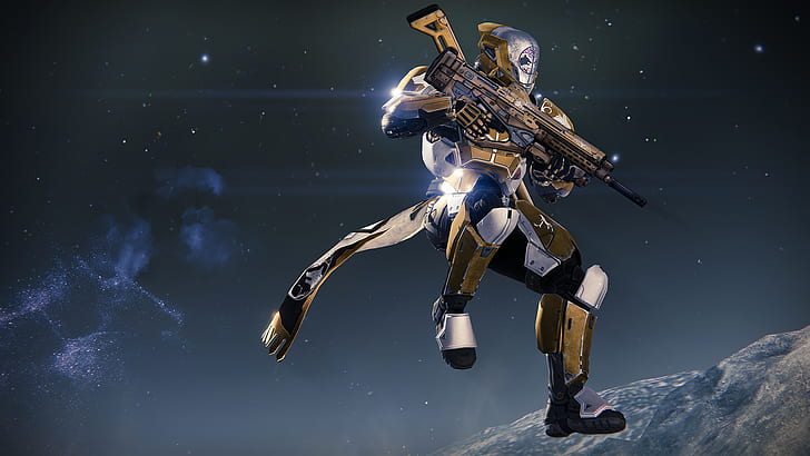 Destiny, Space Soldier, Weapon, Video Game, destiny, space soldier, weapon, video game, HD wallpaper