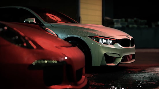 Need For Speed ​​BMW و Porsche ، أكشن ، سباق، خلفية HD HD wallpaper