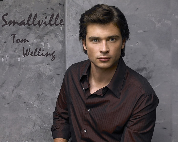 Smallville Tom Welling, tom welling, shirt, man, seriously, celebrity, HD wallpaper