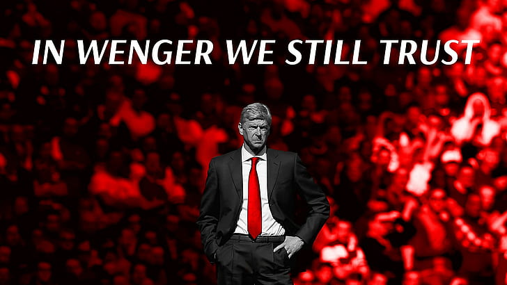 Arsene Wenger, Arsenal, penembak, Liga Premier, Wallpaper HD