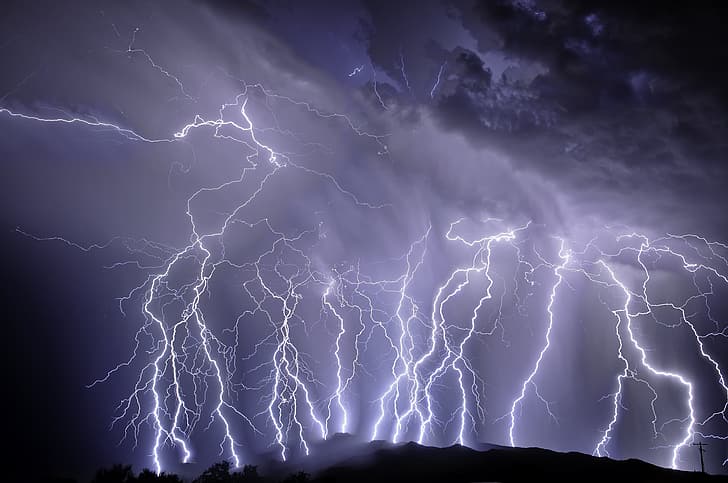 the storm, the sky, zipper, storm, category, thunderstorm, HD wallpaper