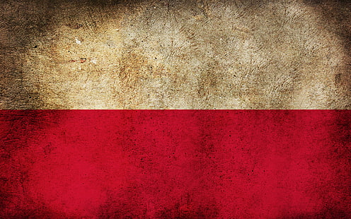bendera, grunge, polandia, polandia, merah, putih, Wallpaper HD HD wallpaper