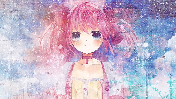 gadis anime, Kaname Madoka, Mahou Shoujo Madoka Magica, Wallpaper HD