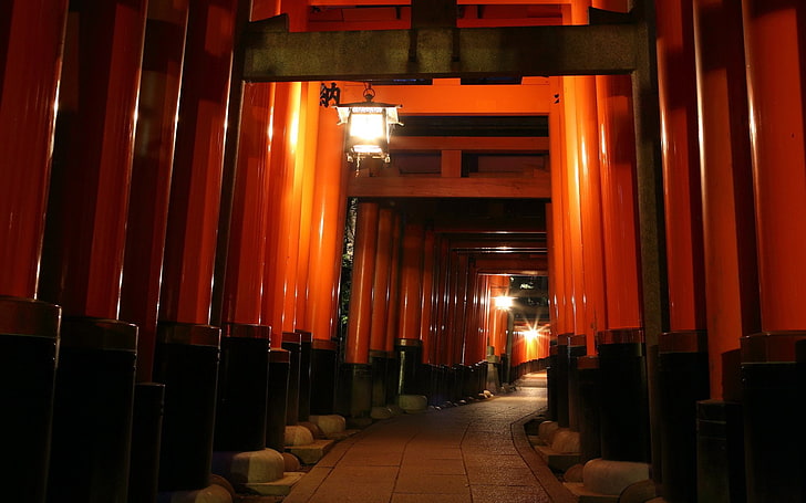 Religiöst, Fushimi Inari-Taisha, HD tapet