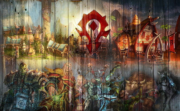 horde, warcraft, HD wallpaper