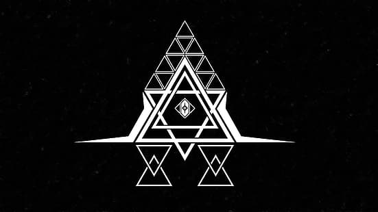  typography, abstract, graphic design, Illuminati, the all seeing eye, Trap Music, trance, floating particles, triangle, HD wallpaper HD wallpaper