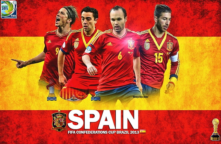Spain, soccer, HD wallpaper
