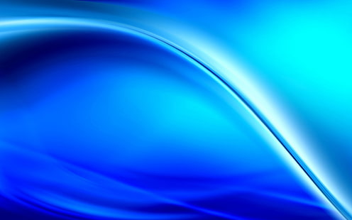 синие и белые обои, линии, волнистые, фон, свет, HD обои HD wallpaper