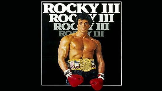 Rocky Balboa - Rocky III, rocky 3 boxer poster, movies, 1920x1080, rocky, rocky iii, rocky balboa, sylvester stallone, HD wallpaper HD wallpaper