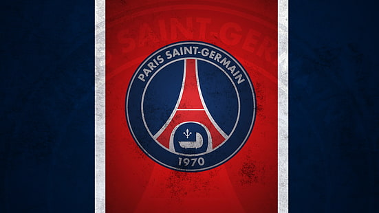 1970 Paris Saint-Germain logosu, Paris Saint-Germain, HD masaüstü duvar kağıdı HD wallpaper