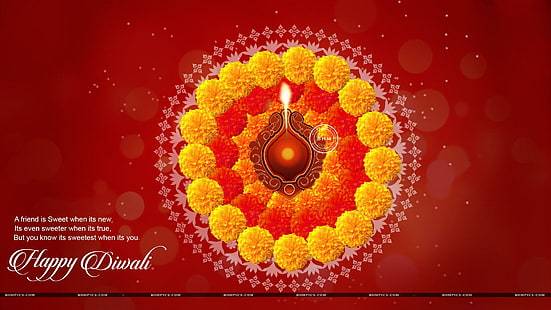 Happy Diwali 2014, festivaler / helgdagar, diwali, citat, blommor, 2014, semester, festival, HD tapet HD wallpaper