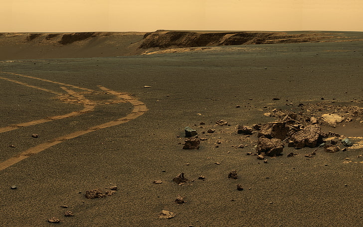 mesa de madera marrón y negra, ciencia, Marte, curiosidad, Fondo de pantalla HD