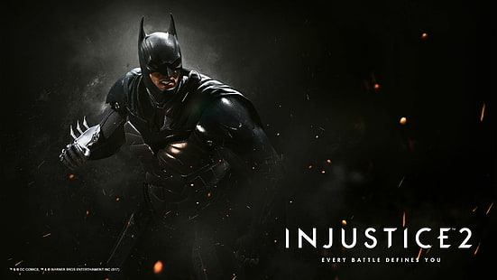 Injustice 2, DC Comics, Батман, HD тапет HD wallpaper