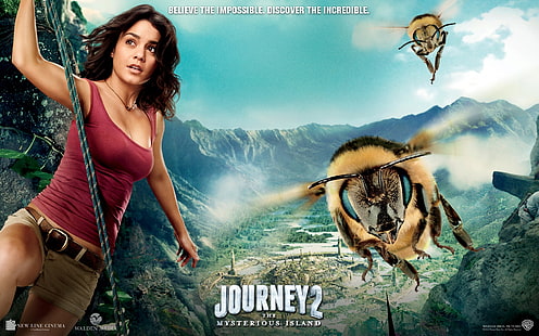 Vanessa Hudgens dans Journey 2: The Mysterious Island, Vanessa, Hudgens, Journey, Mysterious, Island, Fond d'écran HD HD wallpaper