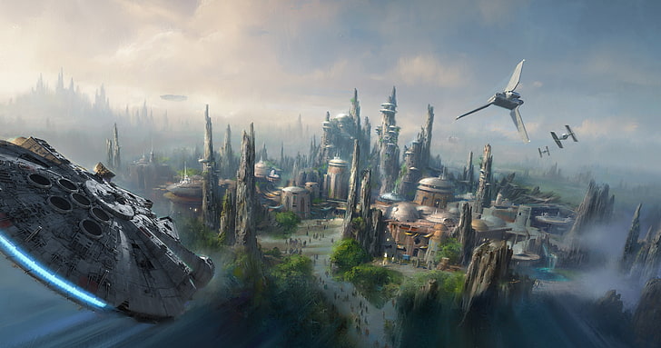 Millennium Falcon, Star Wars, HD-Hintergrundbild