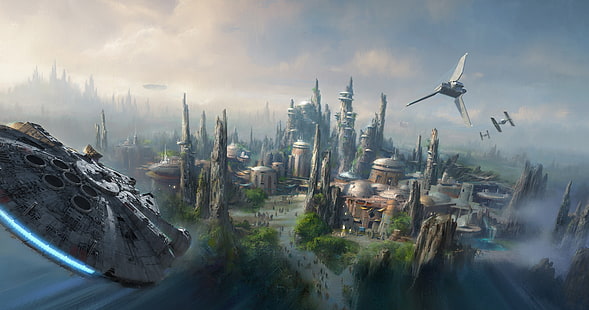 Millennium Falcon, Star Wars, HD-Hintergrundbild HD wallpaper