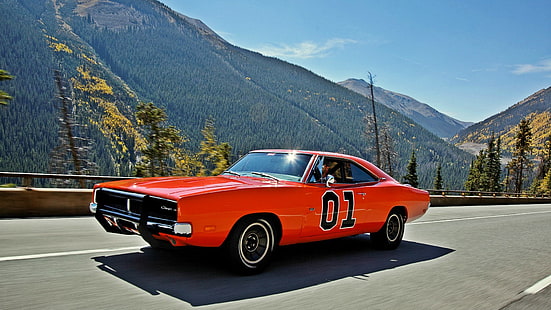 Dukes of Hazzard General Lees 1967 Dodge Charger, Dodge, Charger, General, Lee, HD tapet HD wallpaper