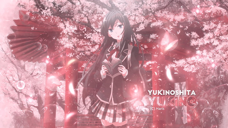 Anime، My Teen Romantic Comedy SNAFU، Oregairu، Yukino Yukinoshita، خلفية HD