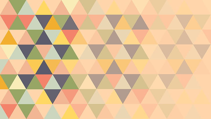 pattern, triangles, colorful, abstrakciya, HD wallpaper