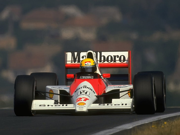 1990, f 1, formula, honda, mclaren, mp4 5b, race, racing, HD wallpaper