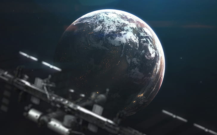 우주, 우주 예술, 디지털 아트, Vadim Sadovski, 행성, HD 배경 화면