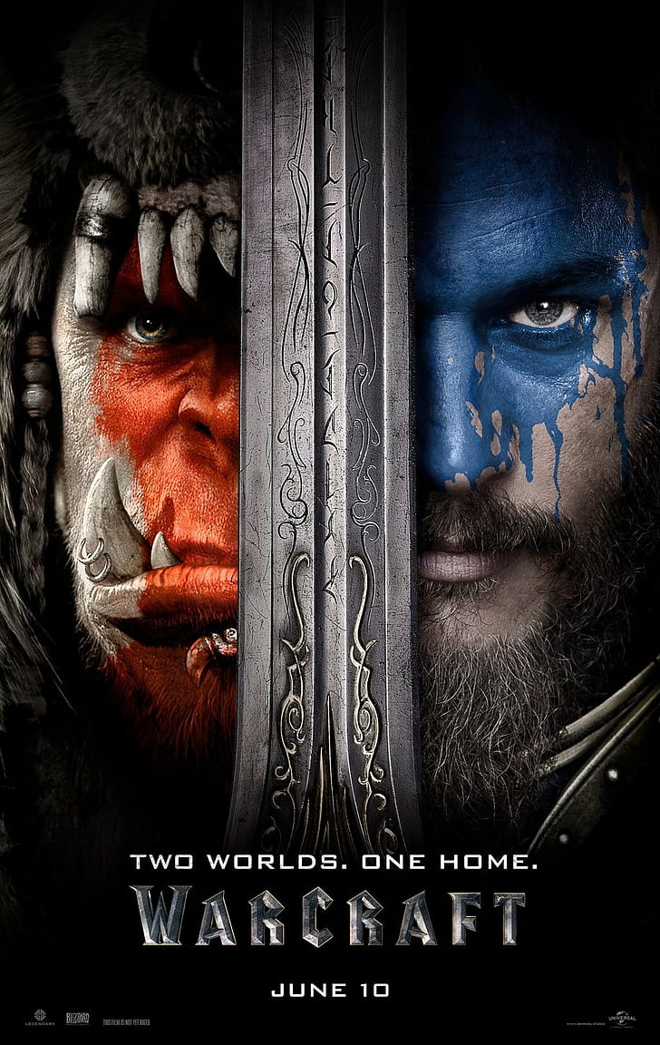 Warcraft фильм Warcraft Wow фильм постер фильма Альянс Орда Лотар Дуротан Трэвис Fimmel, HD обои, телефон обои
