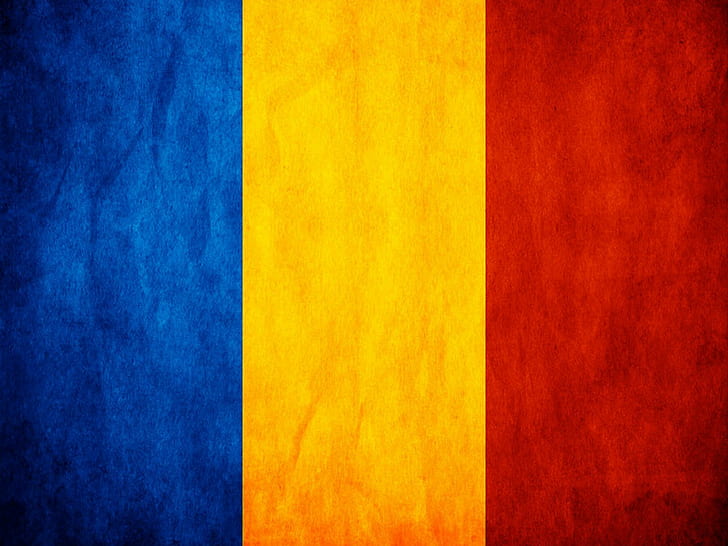 flag of romania, HD wallpaper