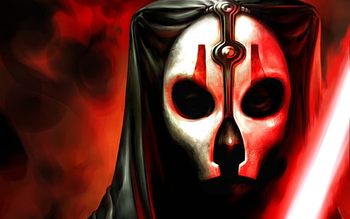Star Wars character poster, Darth Nihilus, Star Wars, video games, Star Wars: Knights of the Old Republic II: The Sith Lords, HD wallpaper HD wallpaper