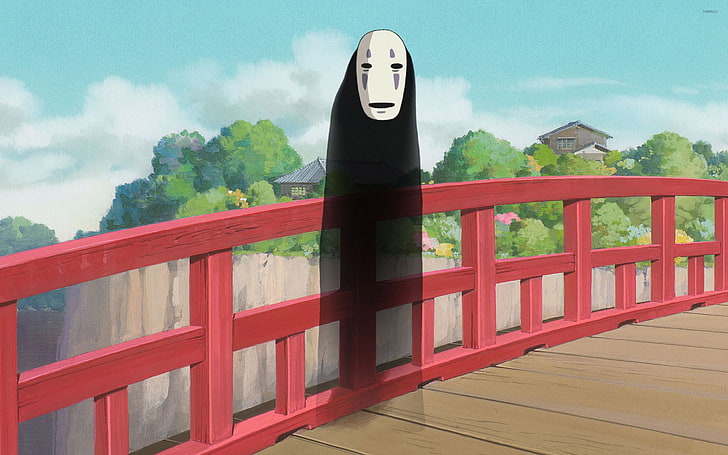 Maske, Anime, Spirited Away, Kunstwerk, HD-Hintergrundbild