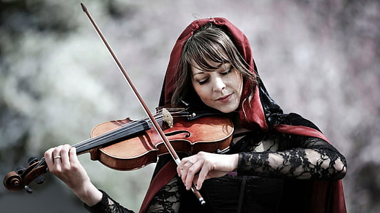 Lindsey Stirling, kvinnor, violin, HD tapet HD wallpaper