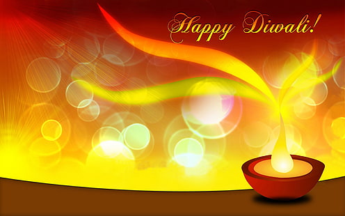 Happy Diwali Religious Background For Diwali Festival With Lamp 1920×1200, HD wallpaper HD wallpaper