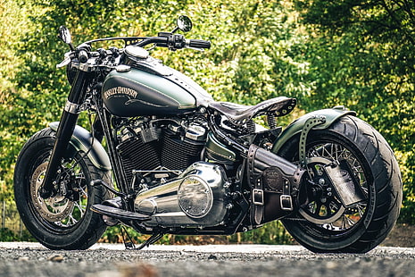 Sepeda Motor, Motor Kustom, Harley-Davidson, Bea Cukai Thunderbike, Wallpaper HD HD wallpaper