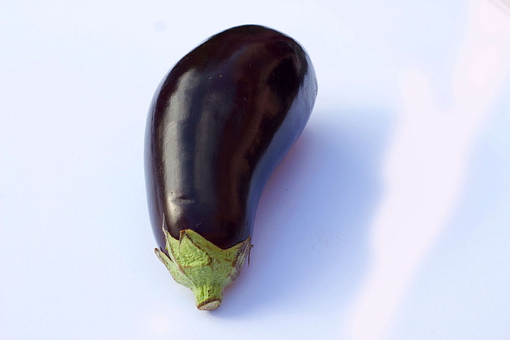 closeup, eggplant, healthy, purple, vegetable, HD wallpaper