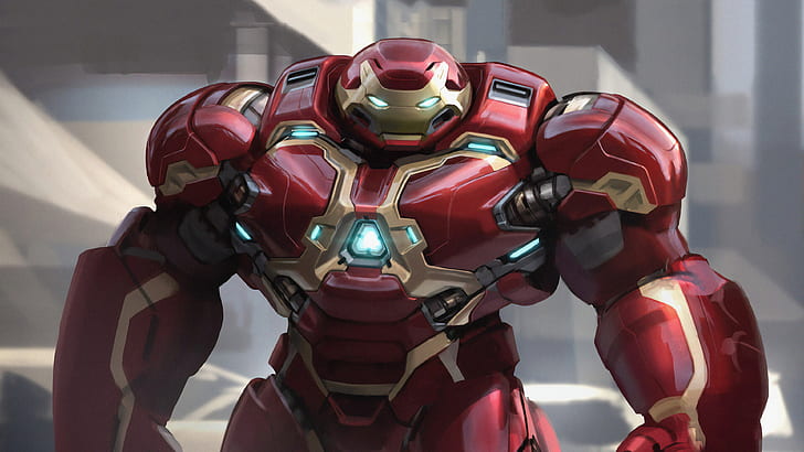 Iron Man, Hulkbuster, Marvel Comics, Fondo de pantalla HD