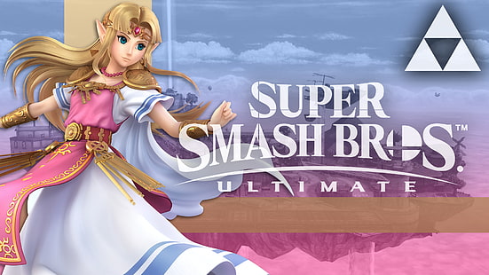 Videospiel, Super Smash Bros. Ultimate, Die Legende von Zelda, Zelda, HD-Hintergrundbild HD wallpaper