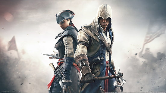 Assassin's Creed 3 PC игра, Assassin, Creed, PC, Game, HD тапет HD wallpaper