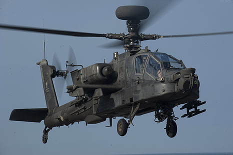 helikopter serang, Angkatan Darat AS, Angkatan Udara A.S., Apache AH-64, Wallpaper HD HD wallpaper