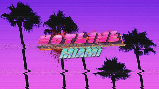 Горячая линия Майами, HD обои HD wallpaper