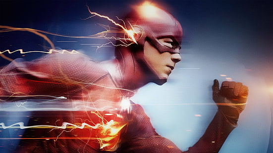 ТВ-шоу, The Flash (2014), Барри Аллен, Flash, Грант Густин, HD обои HD wallpaper