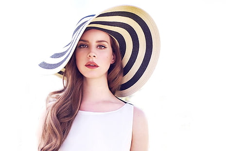 Lana Del Rey, femmes, chanteuse, chapeau, Fond d'écran HD HD wallpaper