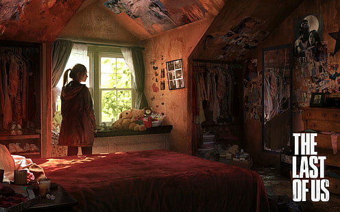 The Last of Us, The Last of Us 2, Ellie, fan art, Video Game Art, video games, artwork, HD wallpaper HD wallpaper