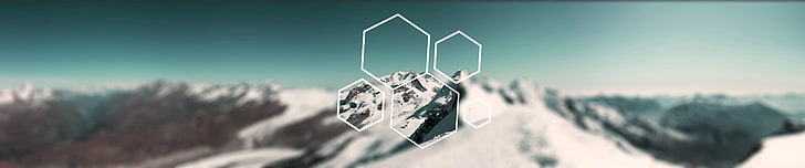 جبل بني وأبيض ، جبال خلال فصل الشتاء ، عرض متعدد ، منظر طبيعي ، مسدس ، ضبابي ، شاشة ثلاثية، خلفية HD