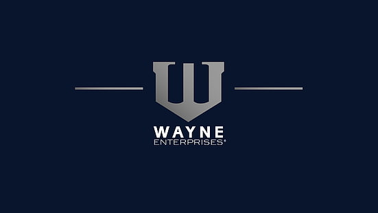 Wayne Enterprises 로고 배트맨 DC HD, 만화 / 만화, 배트맨, 로고, DC, 웨인, 기업, HD 배경 화면 HD wallpaper