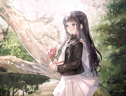 Anime, Cardcaptor Sakura, Tomoyo Daidouji, HD wallpaper HD wallpaper